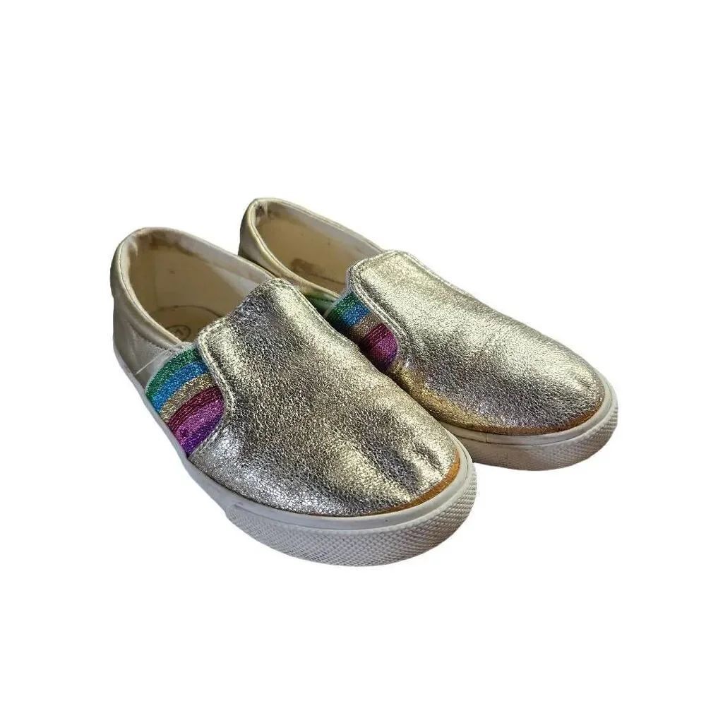 Cat & Jock gold slip-on sneakers 11